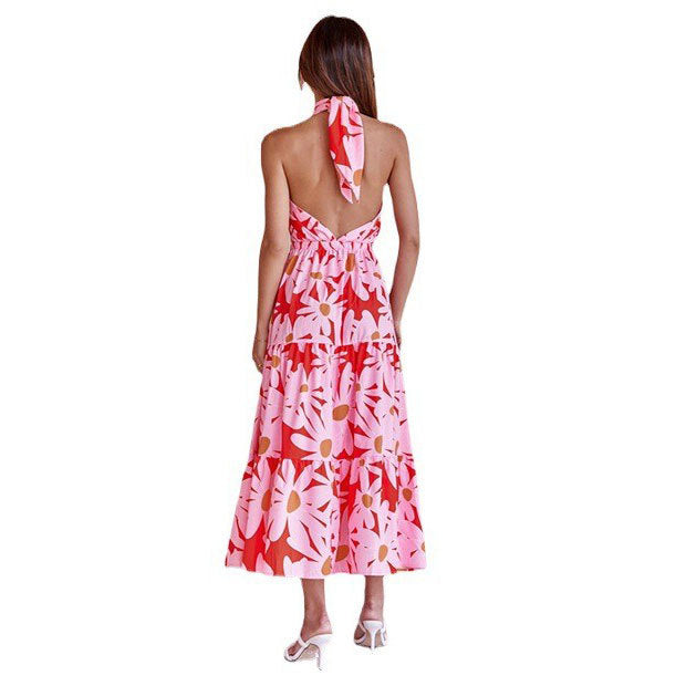 Robe Maxi Collier Bohémienne Chic und Stil