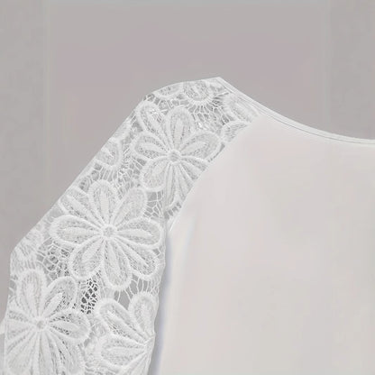 Blouse élégante pour femmes avec détail en dentelle Chic und Stil