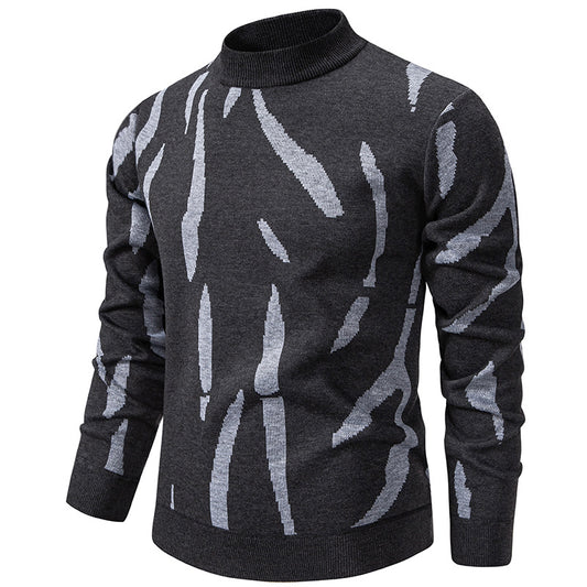 Pull mode pour hommes avec motif graphique Chic und Stil