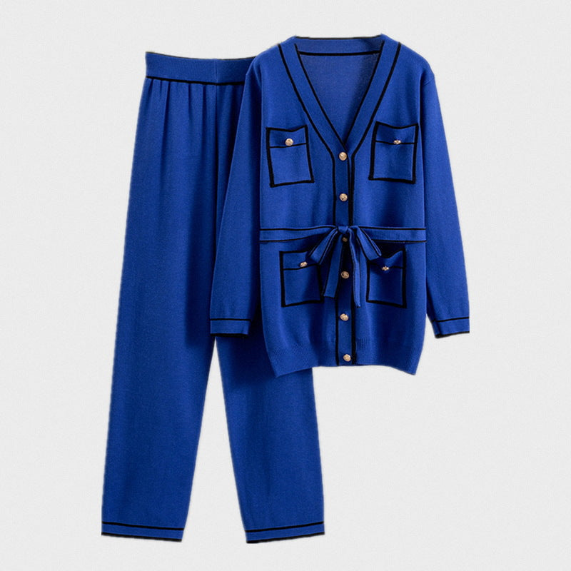 Dames ensemble tricot confortable Chic und Stil