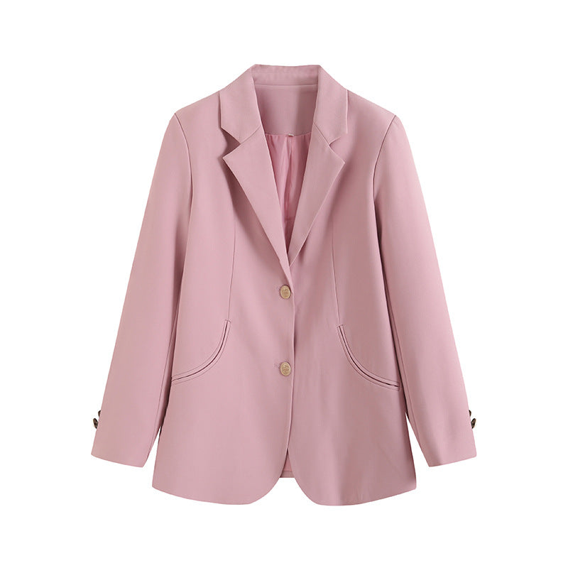 Elegant blazer jacket for women with structured cut and practical pockets Chic and Style