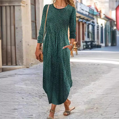 Robe maxi pour femme avec coupe décontractée et poches pratiques Chic und Stil