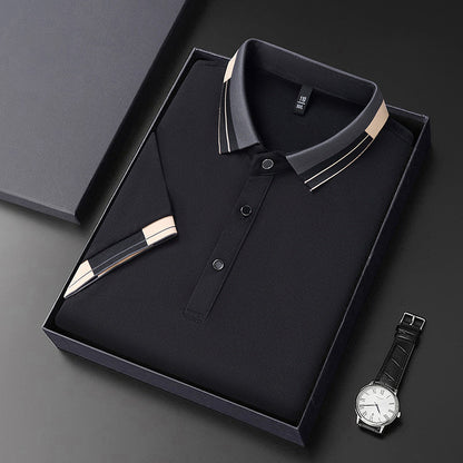 Chemise polo élégante pour homme avec col moderne et accents élégants Chic und Stil