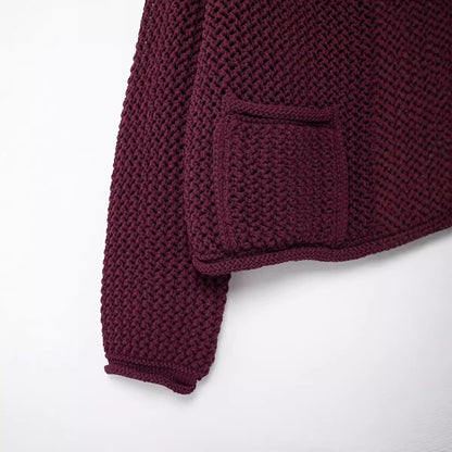 Dames cardigan mode avec des boutons dorés et des poches à passepoil Chic und Stil