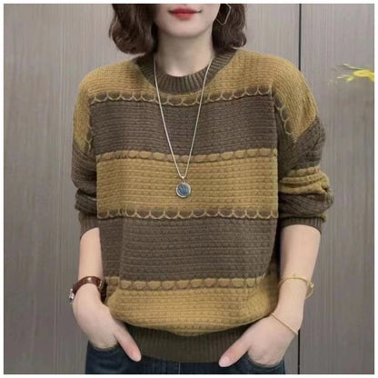 Pull en tricot pour femmes avec un design structuré et une coupe décontractée Chic und Stil
