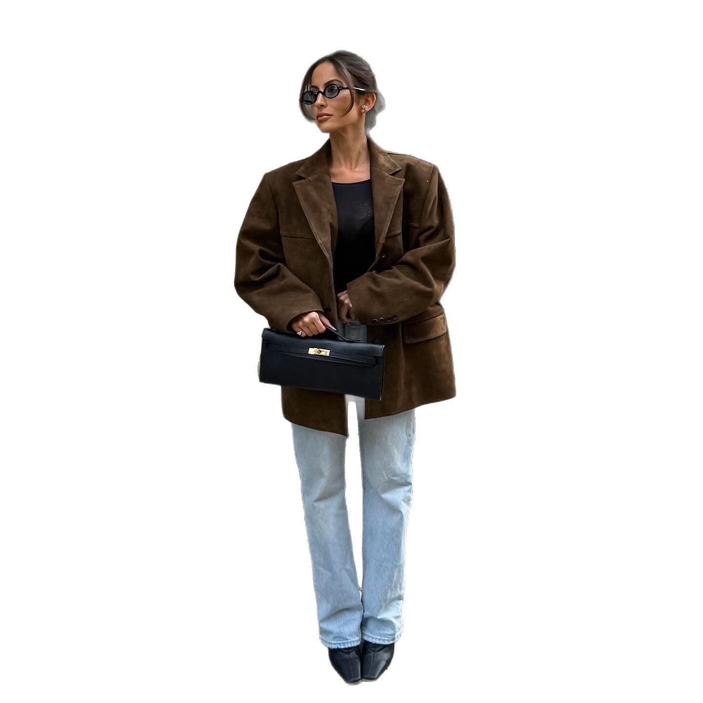 Blazer moderne pour dames en daim Chic und Stil