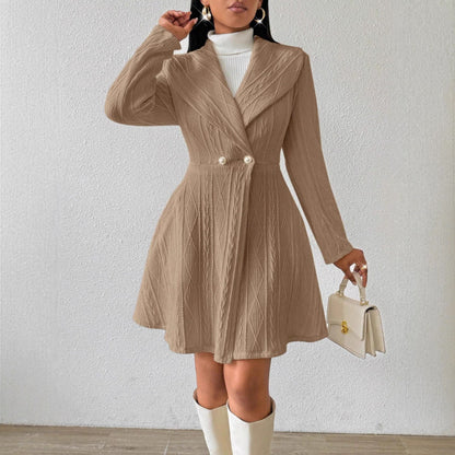 Dames Élégante et confortable cardigan taille haute Chic und Stil