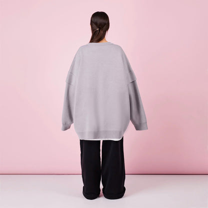 Dame Sweatshirt avec motif de canard créatif et coupe décontractée Chic und Stil