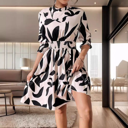 Robe A-ligne taille smock pour femmes Chic und Stil