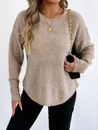 Pull en tricot décontracté pour femmes avec motif structuré de haute qualité Chic und Stil