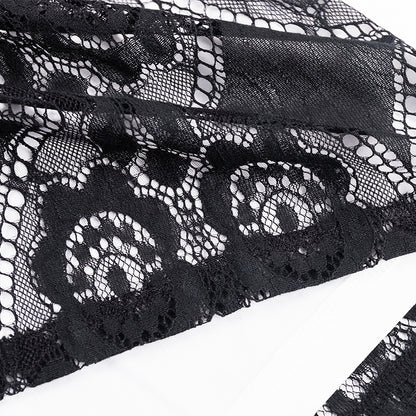 Robe en dentelle pour femmes avec motifs floraux et décolleté en forme de clé Chic und Stil