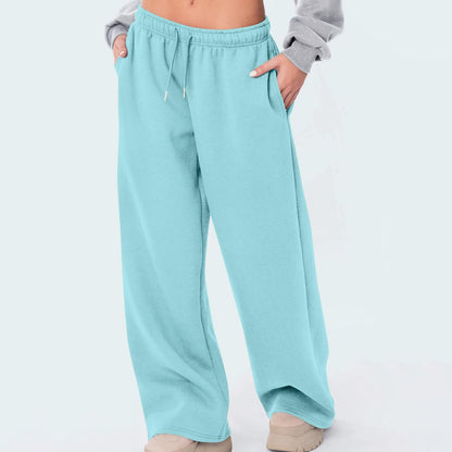 Loose leisure pants for women with elastic waist and pockets Chic and Style