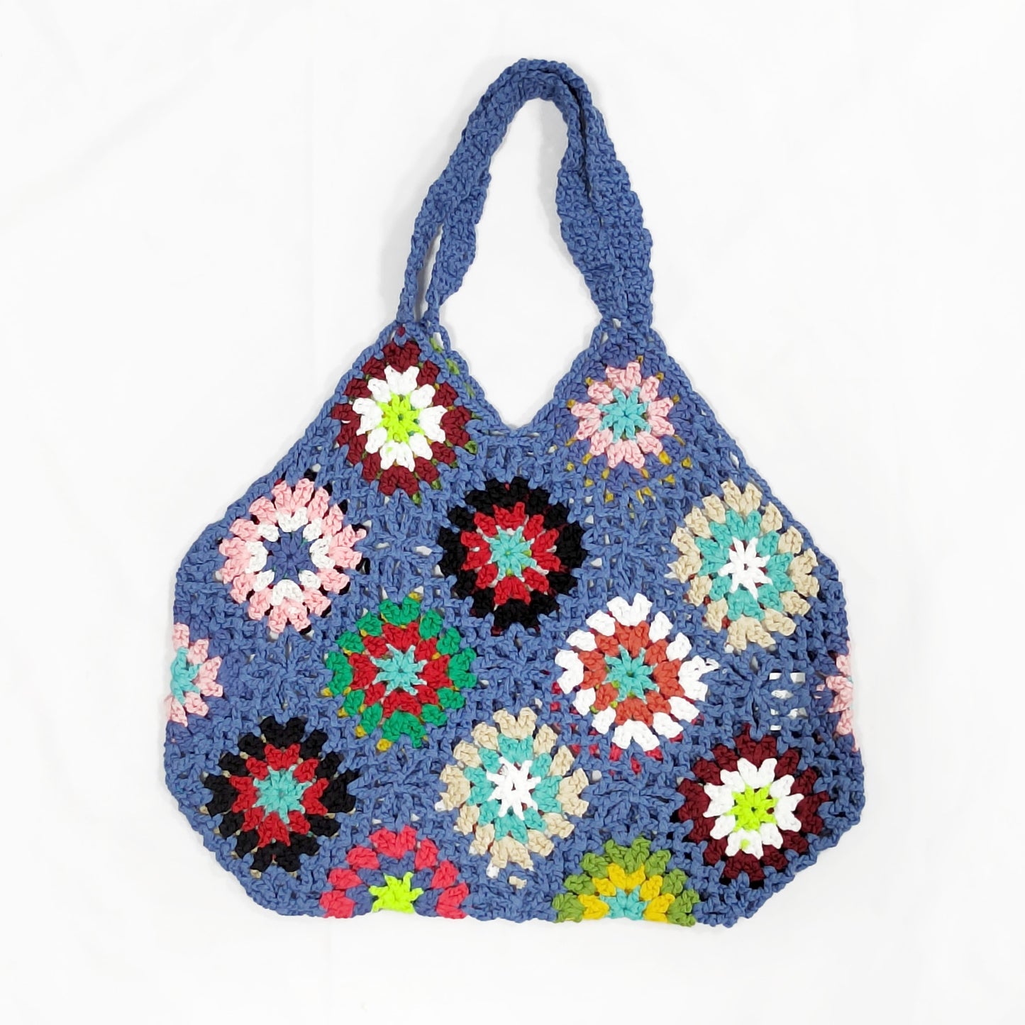Dames Crochet Grand-Mère Carré Sac de Transport Chic und Stil
