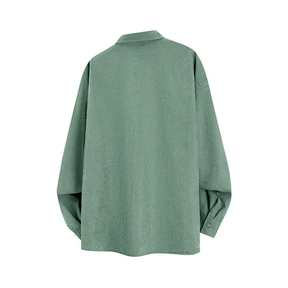Dames Chemise de surchemise décontractée en tissu doux avec poches pratiques Chic und Stil