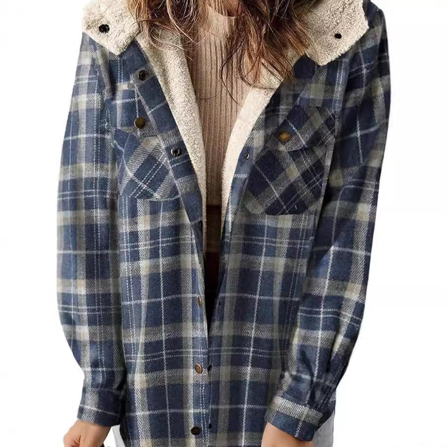Dames flanneljacke avec doublure en polaire Chic und Stil