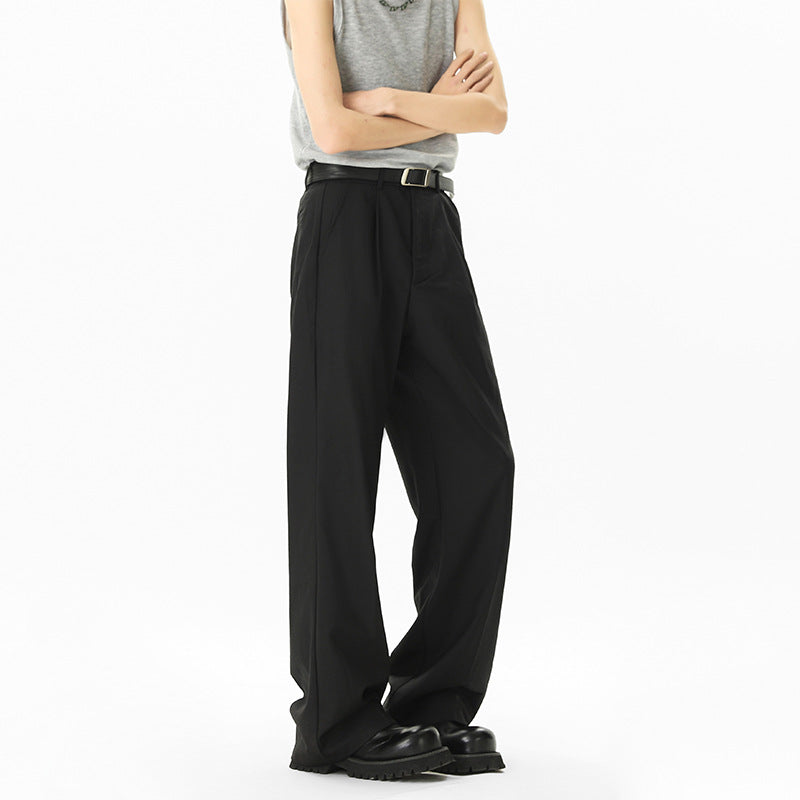 High-waisted wide-leg pants for women with side zipper and trendy cut Chic und Stil