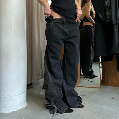 Chic and Style women's wide denim pants