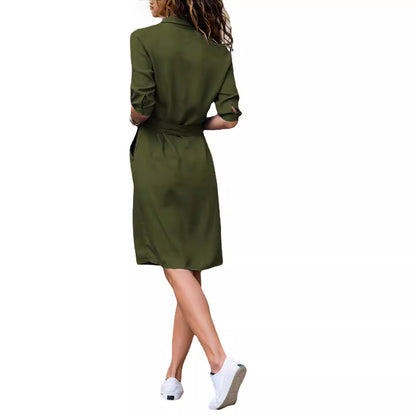 Robe chemise utilitaire de loisirs pour femmes Chic und Stil