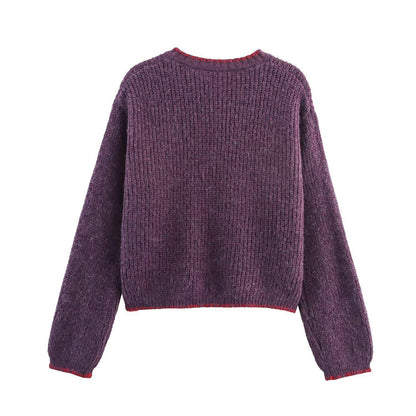 Damen cardigan avec appliqués floraux Chic und Stil