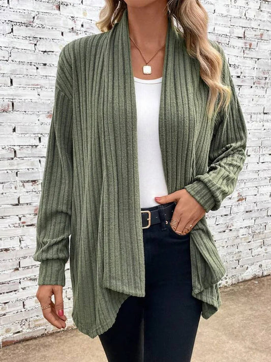 Kimono en gros tricot pour femmes avec coupe décontractée et manches longues Chic und Stil