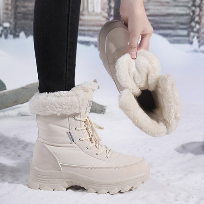 Bottes d'extérieur d'hiver pour femmes avec doublure isolante thermique et semelle antidérapante Chic und Stil