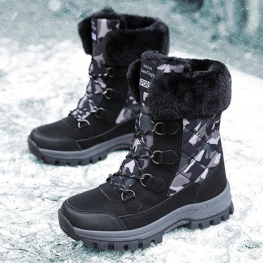 Bottes d'hiver isolées pour femmes avec profil antidérapant et doublure moelleuse Chic und Stil