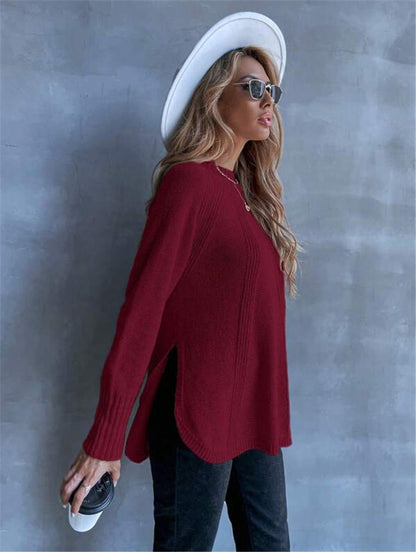 Dames Pull en tricot surdimensionné Chic und Stil