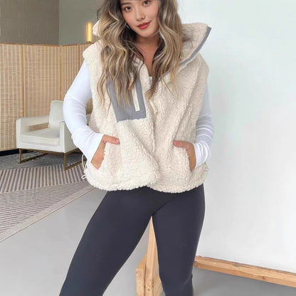 Dames confortable veste en polaire avec fermeture éclair pratique Chic und Stil