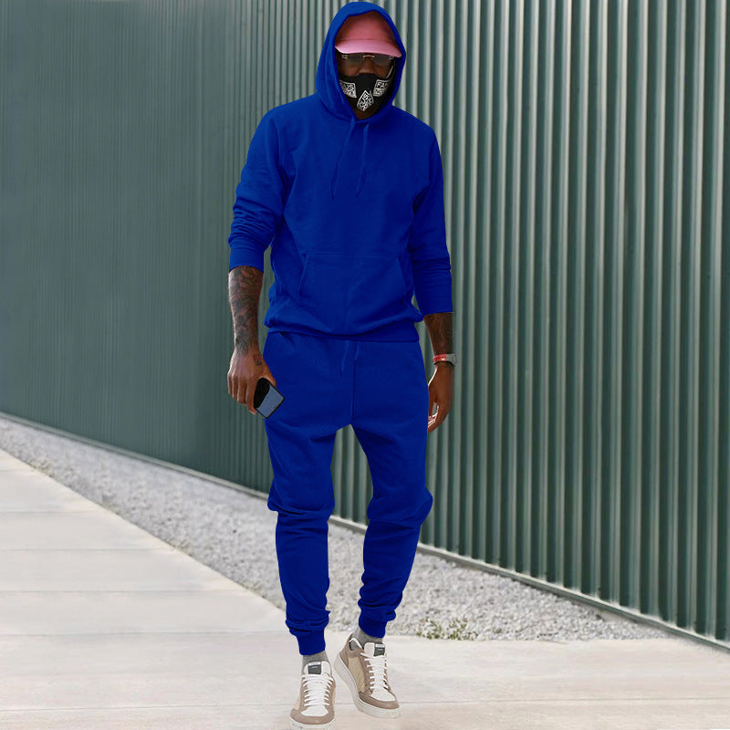 Chic und Stil Men's Casual Set with Hoodie and Jogging Pants