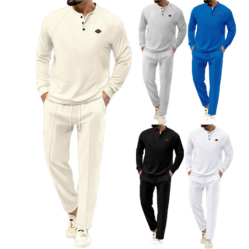Costume de loisirs de haute qualité pour hommes avec patte de boutonnage et poches élégantes Chic und Stil