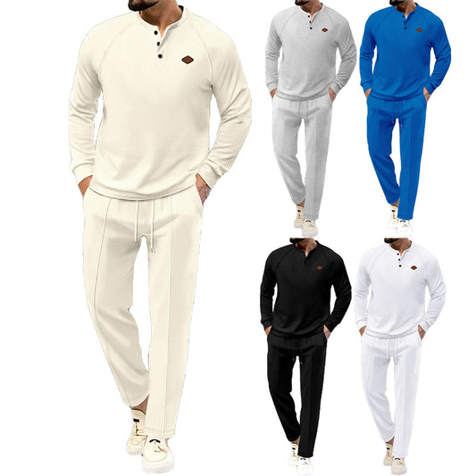 Costume de loisirs de haute qualité pour hommes avec patte de boutonnage et poches élégantes Chic und Stil