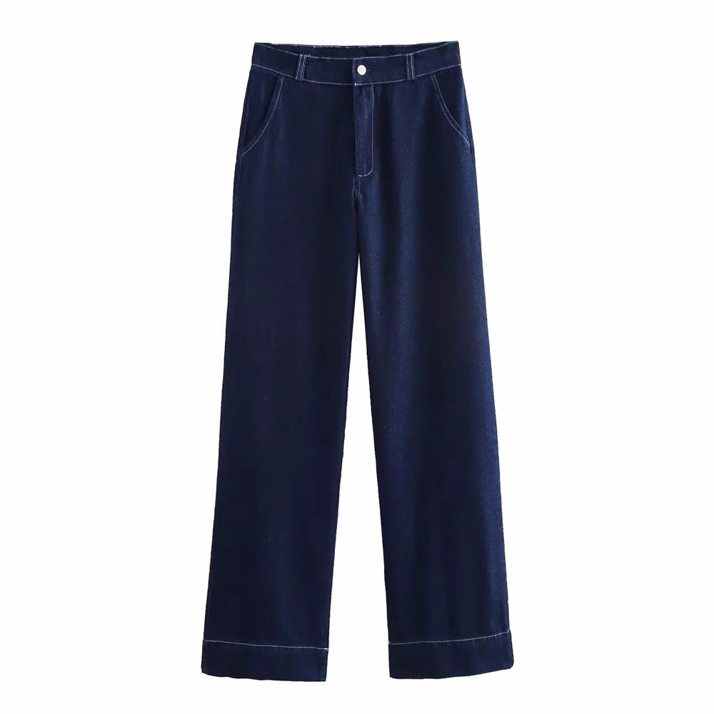 Dames Jean à taille haute Chic und Stil