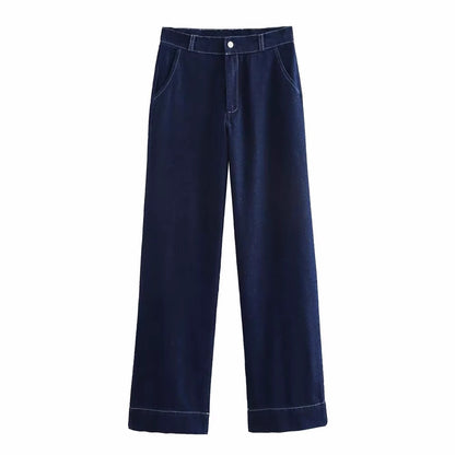 Dames Jean à taille haute Chic und Stil