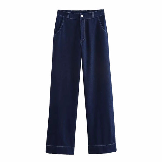 Dames Jean à taille haute Chic und Stil