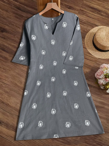 Robe d'été aérienne pour femmes avec des accents en dentelle raffinés Chic und Stil
