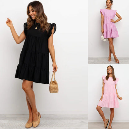 Robe d'été à volants Chic und Stil pour femmes
