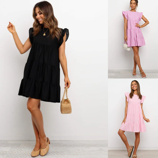 Robe d'été à volants Chic und Stil pour femmes