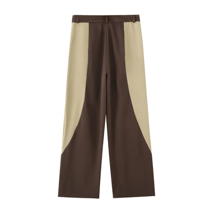 Cropped jacket for women and chic and stylish pants set