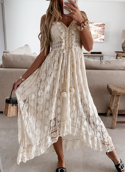 Robe maxi en dentelle Chic und Stil pour dames