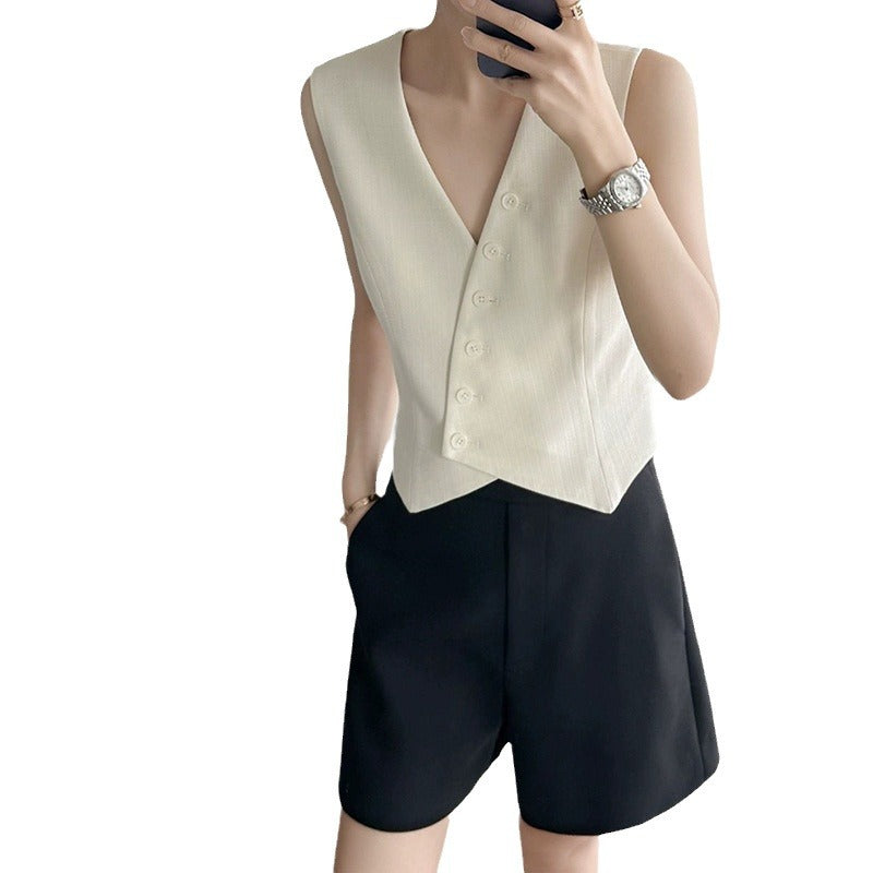 Gilet sans manches ajusté pour femmes Chic und Stil