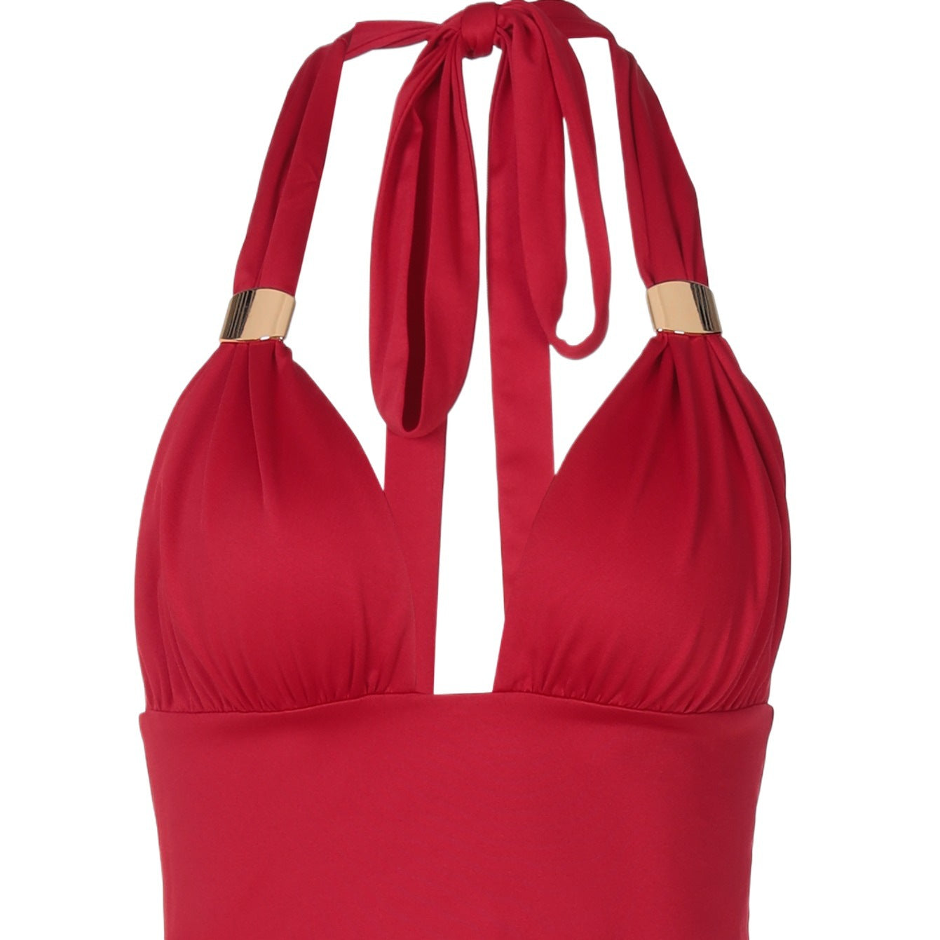 Dames Halter Neck Crop Top Chic und Stil