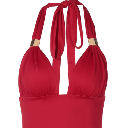 Dames Halter Neck Crop Top Chic und Stil