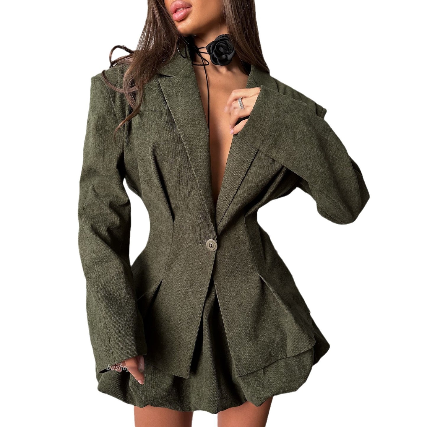 Blazer dress for women with a fitted cut and elegant accents Chic and Style