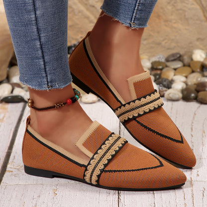 Dames Élégantes Mocassins Chic und Stil