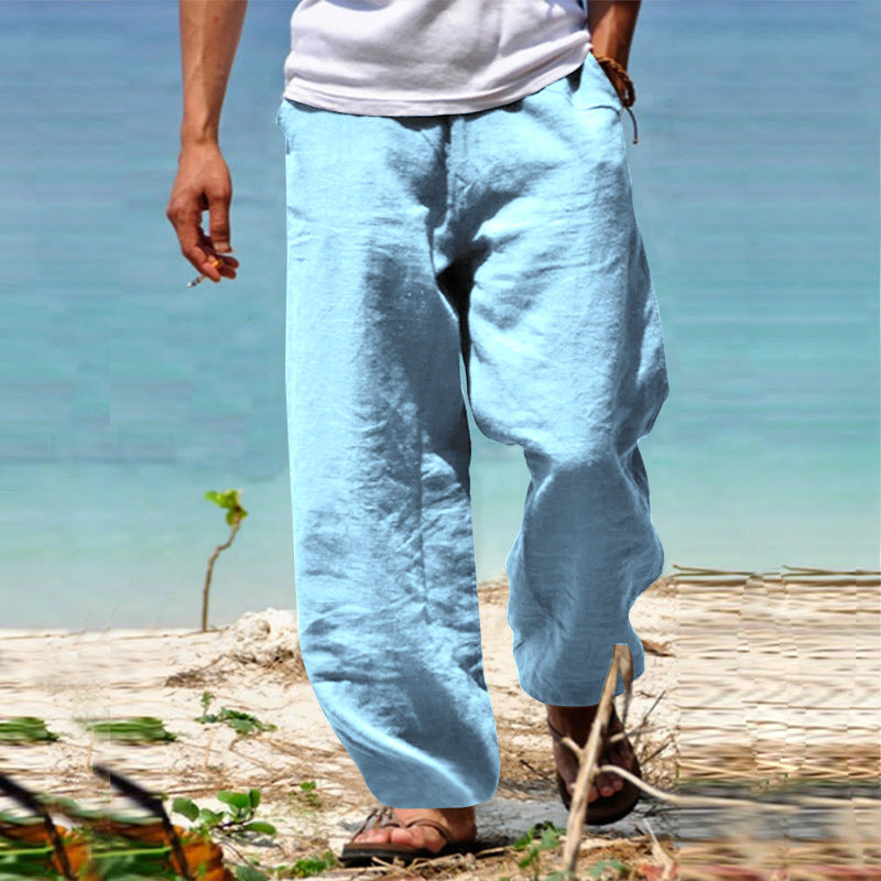 Comfortable casual pants for men with adjustable waist Chic and Style