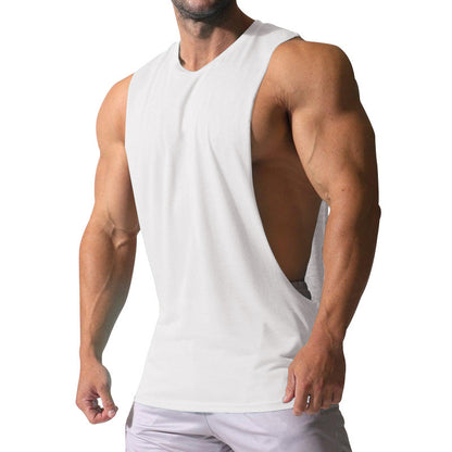 Chemise de sport sans manches pour hommes avec décolleté profond dans le dos et matériau respirant Chic und Stil