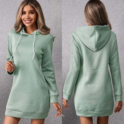 Robe de sport décontractée pour femmes avec capuche et poches pratiques Chic und Stil