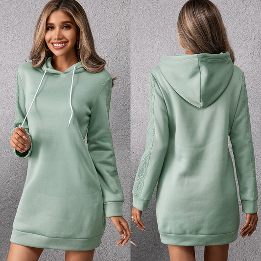 Robe de sport décontractée pour femmes avec capuche et poches pratiques Chic und Stil