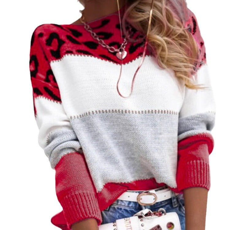 Pull en maille à motif avec imprimé animal et coupe décontractée Chic und Stil
