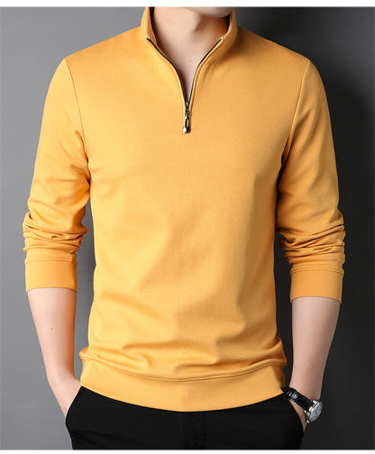 Men's turtleneck pullover with zipper Chic und Stil